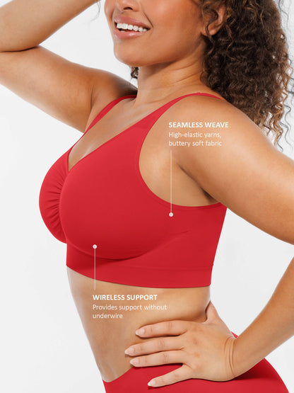 Seamless Wireless Full Coverage Bra