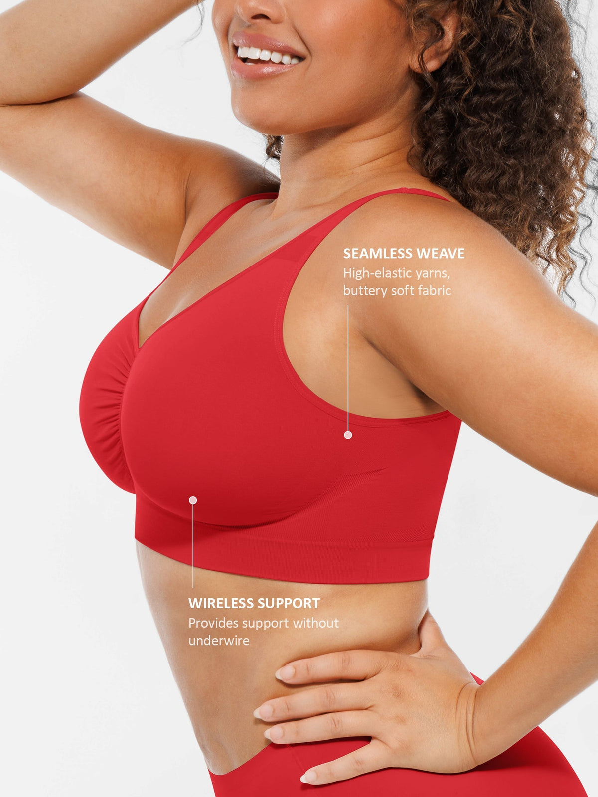 Wire-Free Wide Straps Comfort Bra [BOGO]