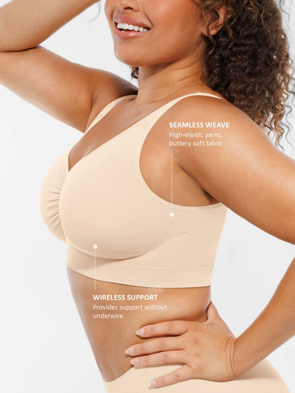 Seamless Wide Straps Everyday Bra