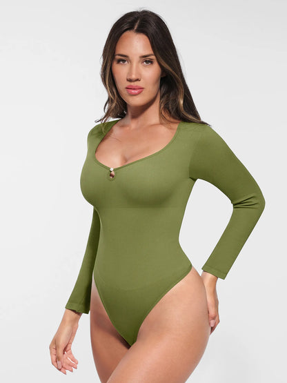 Seamless Ribbed Bodysuit [BOGO]