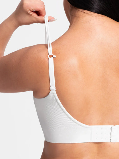 Adjustable Seamless Wireless Ribbed Bra
