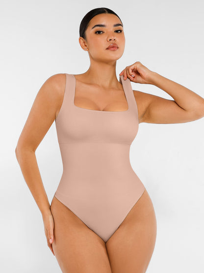 Square Neck Soft Seamless Bodysuit