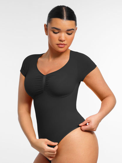 Tummy Control Seamless Short-Sleeve Bodysuit [BOGO]