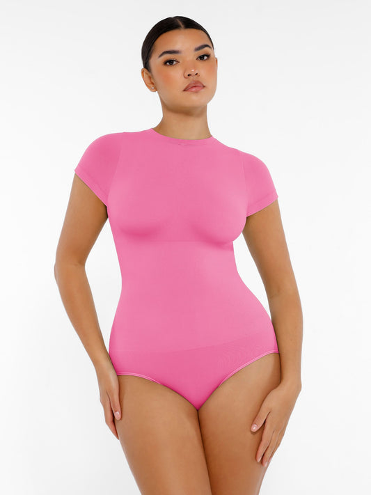 Crew Neck Seamless Soft Everyday Bodysuit [BOGO]