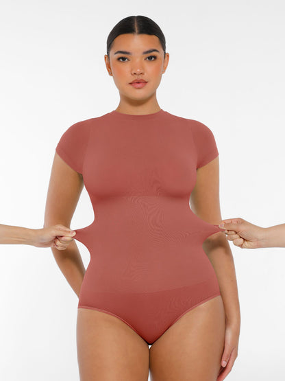 Crew Neck Seamless Soft Everyday Bodysuit