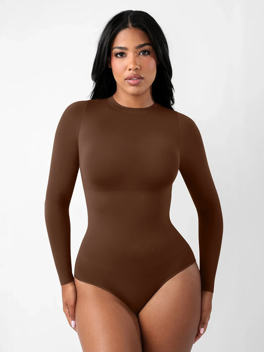Seamless Ultra-Soft Long-Sleeve Bodysuit [BOGO]