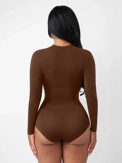 Seamless Ultra-Soft Long-Sleeve Bodysuit [BOGO]
