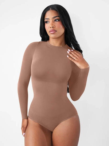 Seamless Ultra-Soft Long-Sleeve Bodysuit [BOGO]