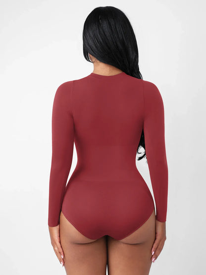 Seamless Ultra-Soft Long-Sleeve Bodysuit [BOGO]