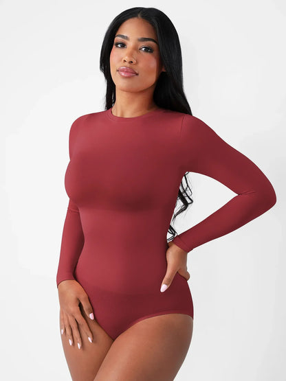 Seamless Ultra-Soft Long-Sleeve Bodysuit [BOGO]