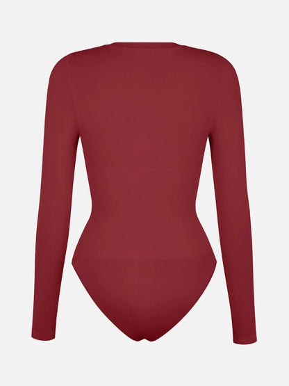 Seamless Ultra-Soft Long-Sleeve Bodysuit [BOGO]