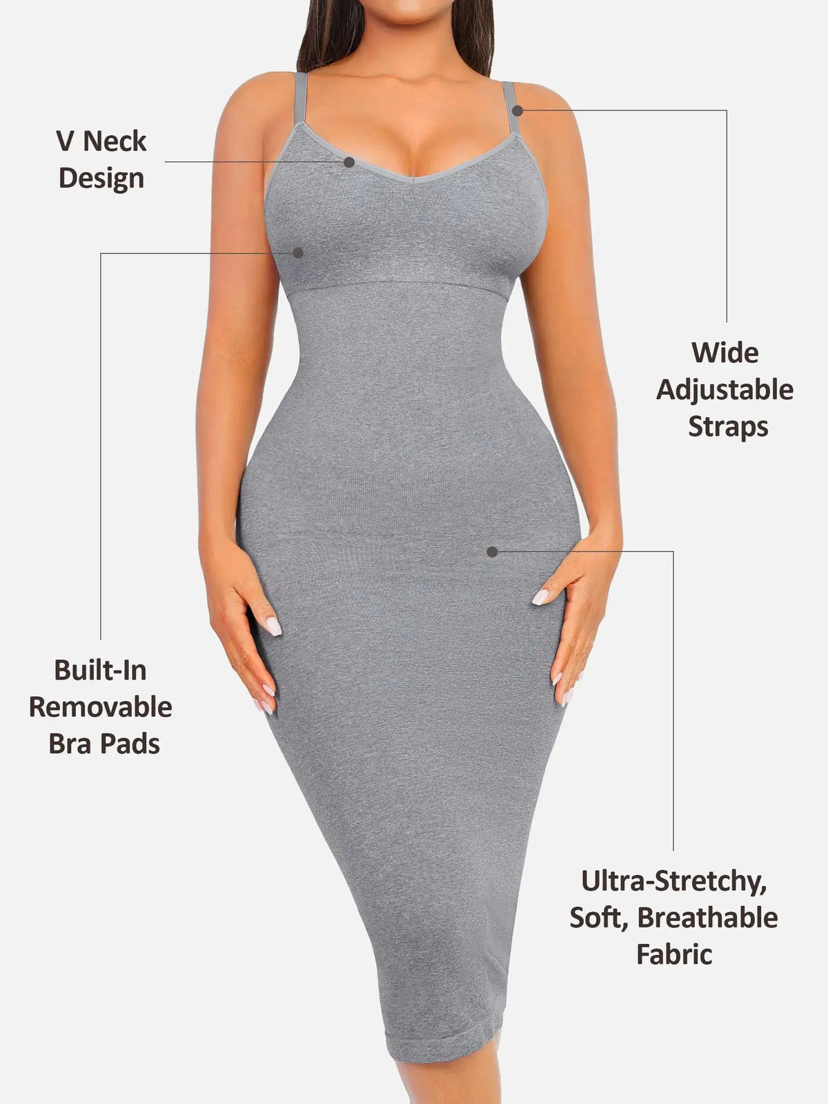 Seamless Padded Slimming Dress