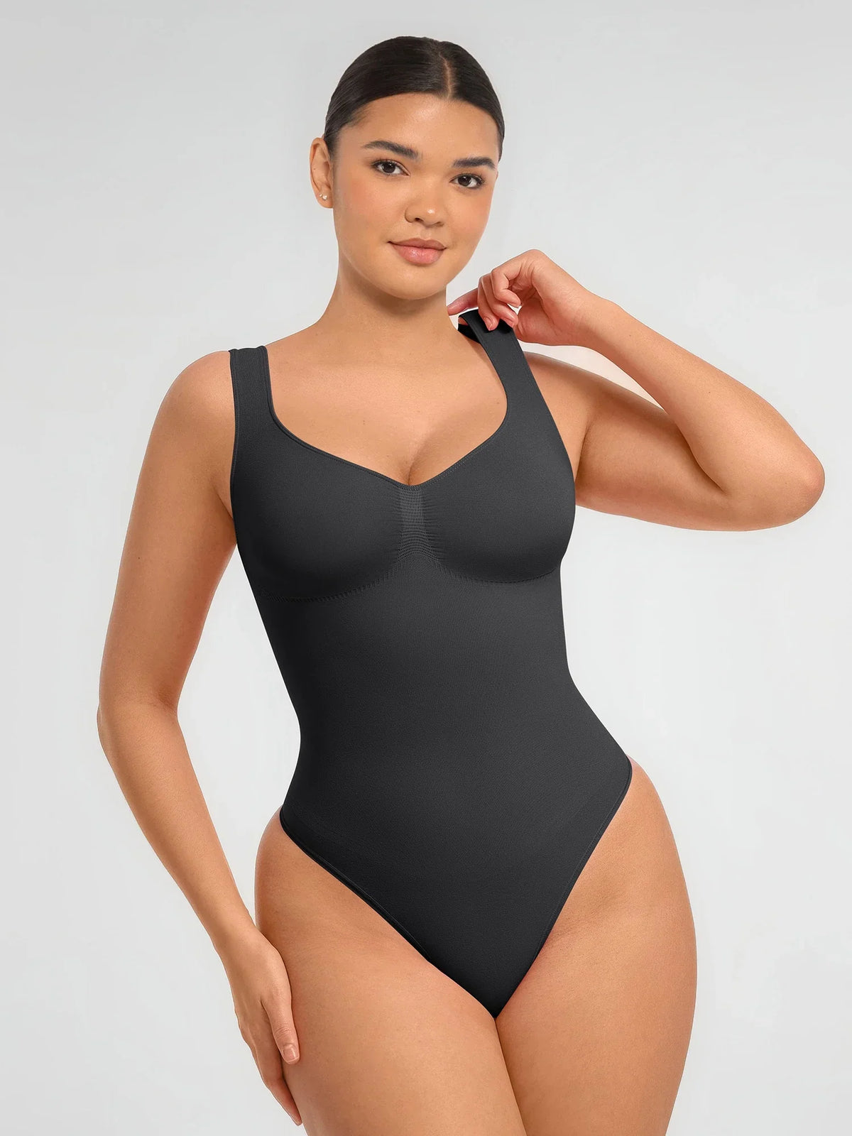 Tummy Control Seamless Wide Strap Bodysuit