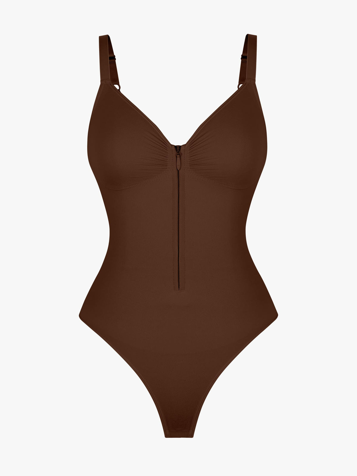 Tummy Control Seamless Zipper Bodysuit [BOGO]