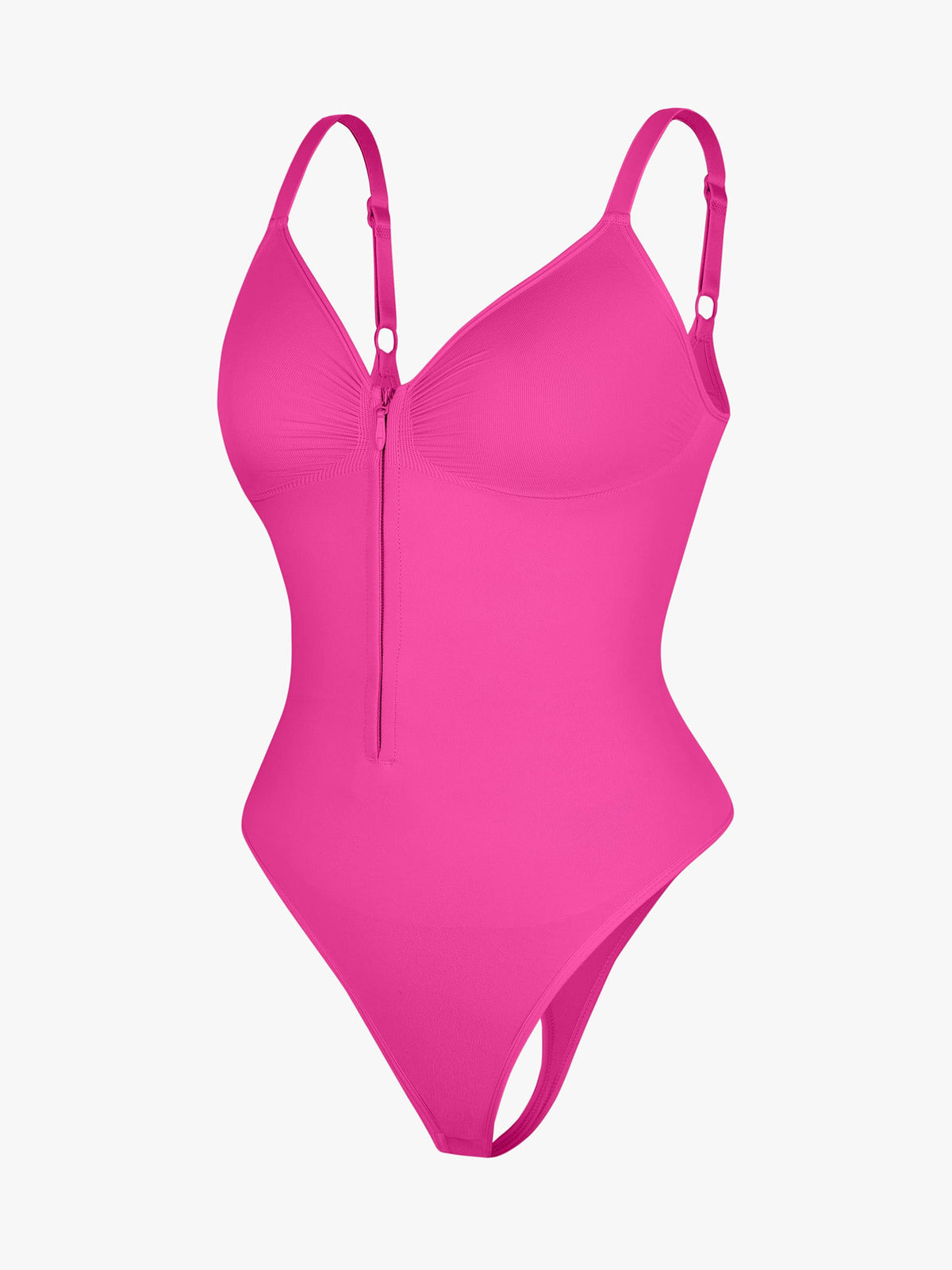 Seamless Tummy Control Zipper Bodysuit
