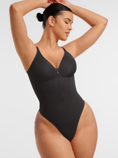 Tummy Control Seamless Zipper Bodysuit [BOGO]