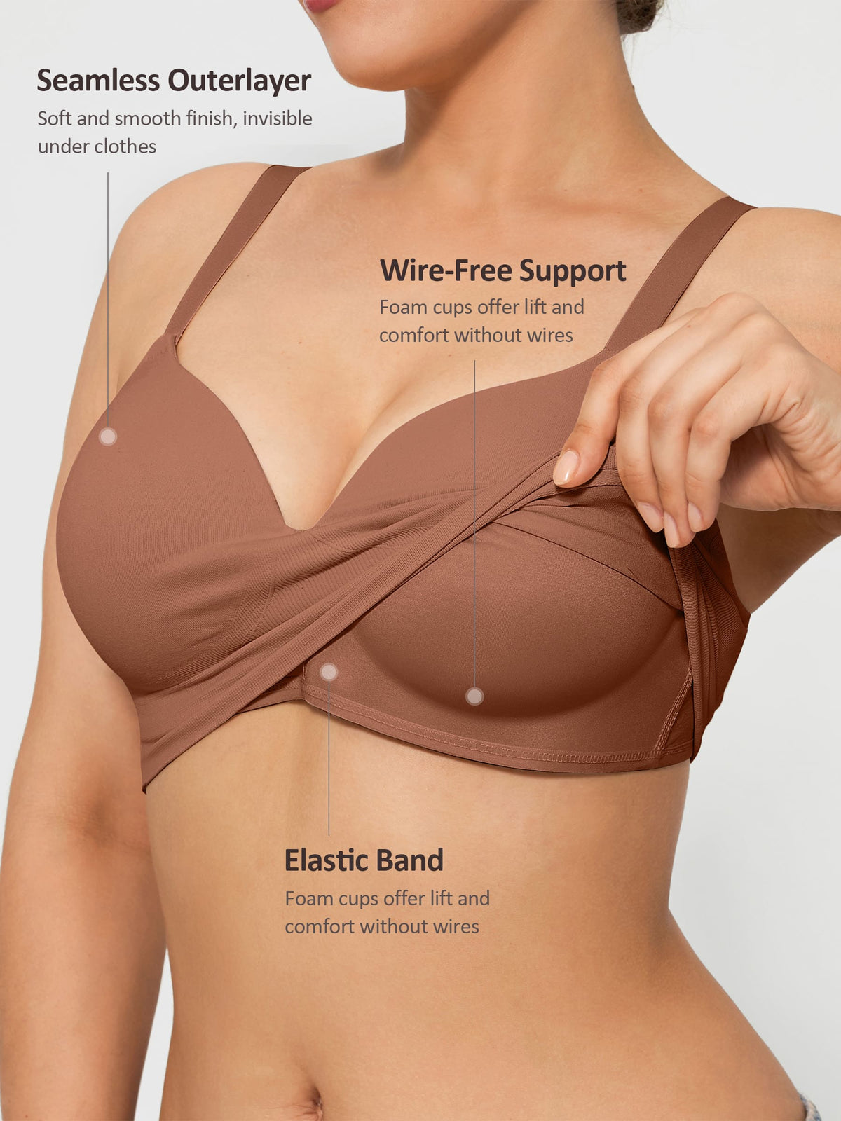 Seamless Shaper Dress + Push-Up Seamless Bra