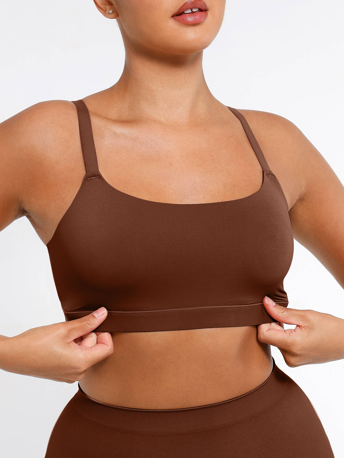 Wireless Invisible Square Neck Everyday Bra