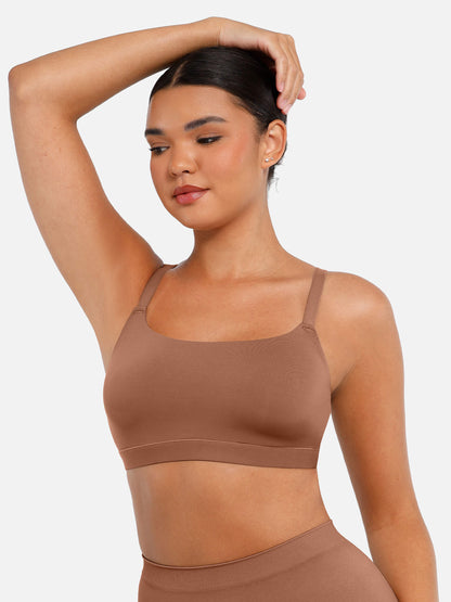 Wireless Invisible Square Neck Everyday Bra