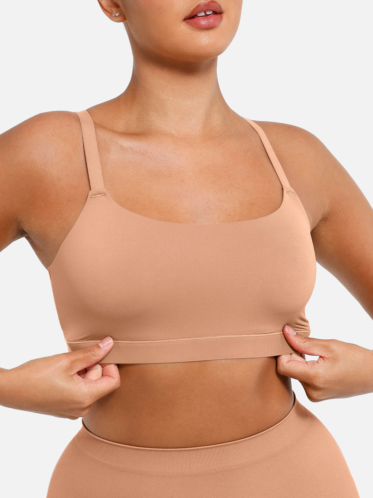 Wireless Invisible Square Neck Everyday Bra