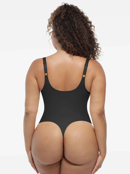 Deep V-Neck Sculpt Bodysuit