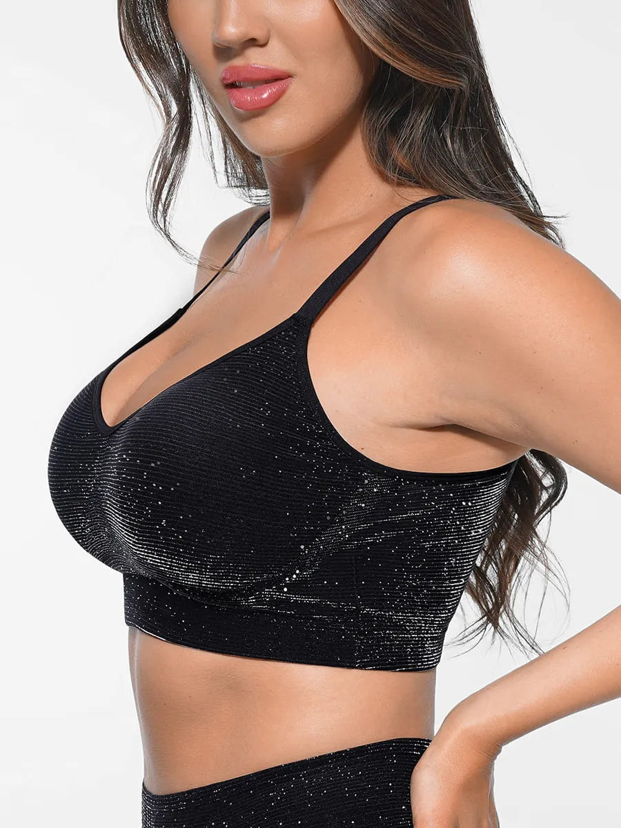 Invisible Shimmer Wireless Comfort Bra & Panty[BOGO]