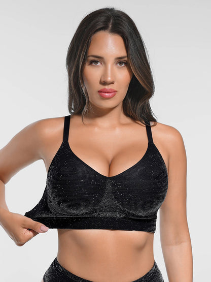 Invisible Shimmer Wireless Comfort Bra & Panty[BOGO]