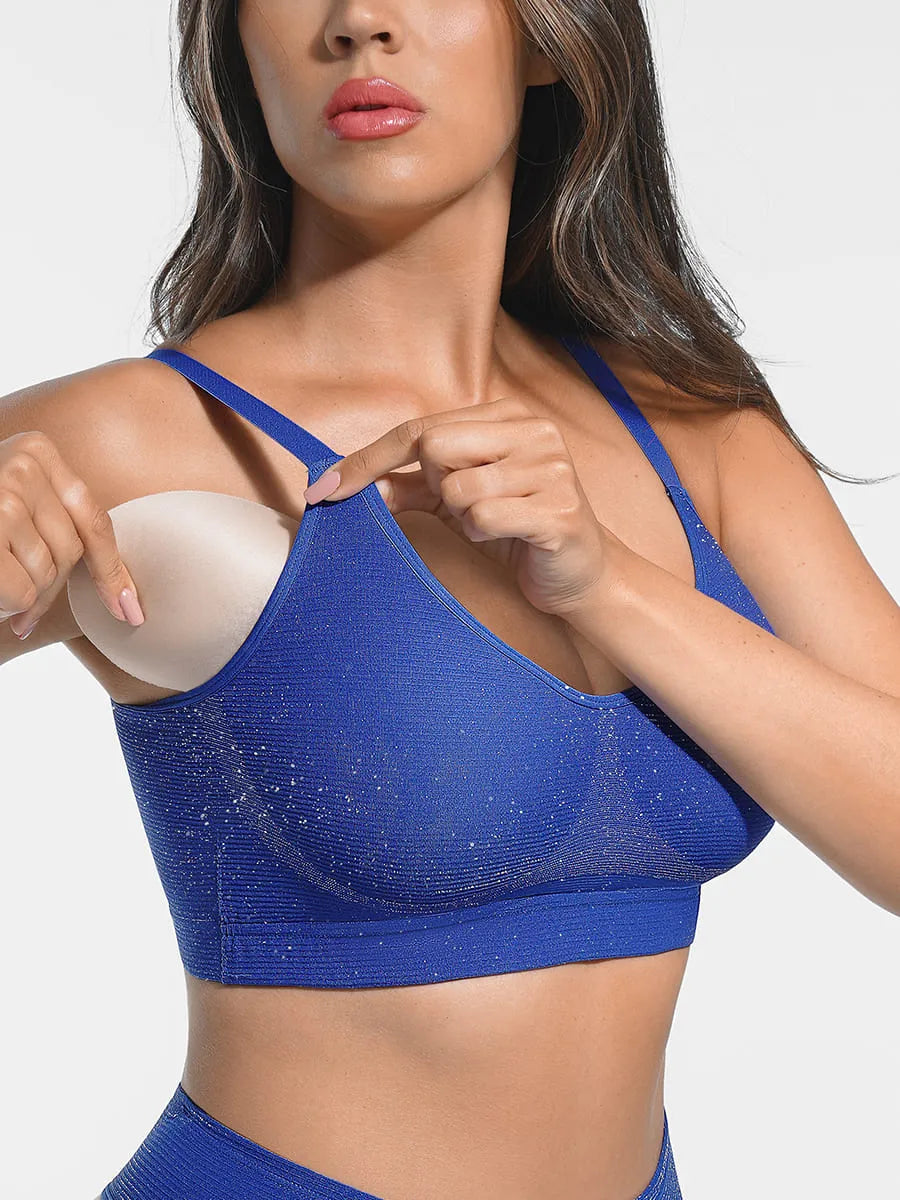 Invisible Shimmer Wireless Comfort Bra & Panty[BOGO]