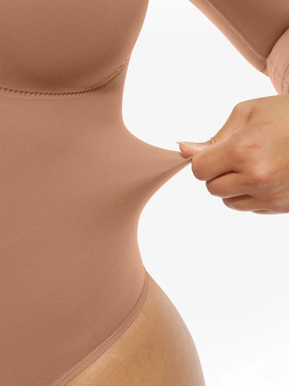 Seamless Supportive Long Sleeve Tummy Control Bodysuit [BOGO]