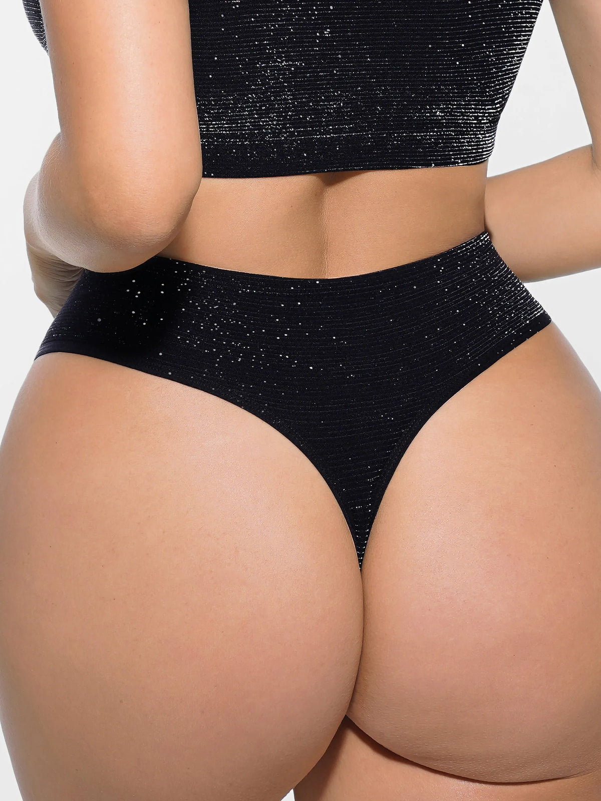 Shimmer Seamless Thong