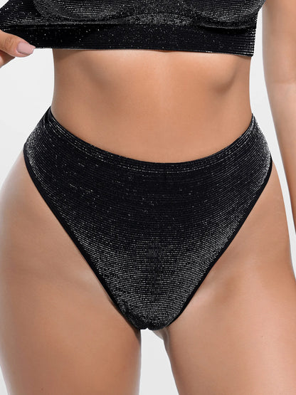 Shimmer Seamless Thong