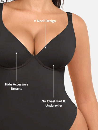 V-Plunge Support Bodysuit