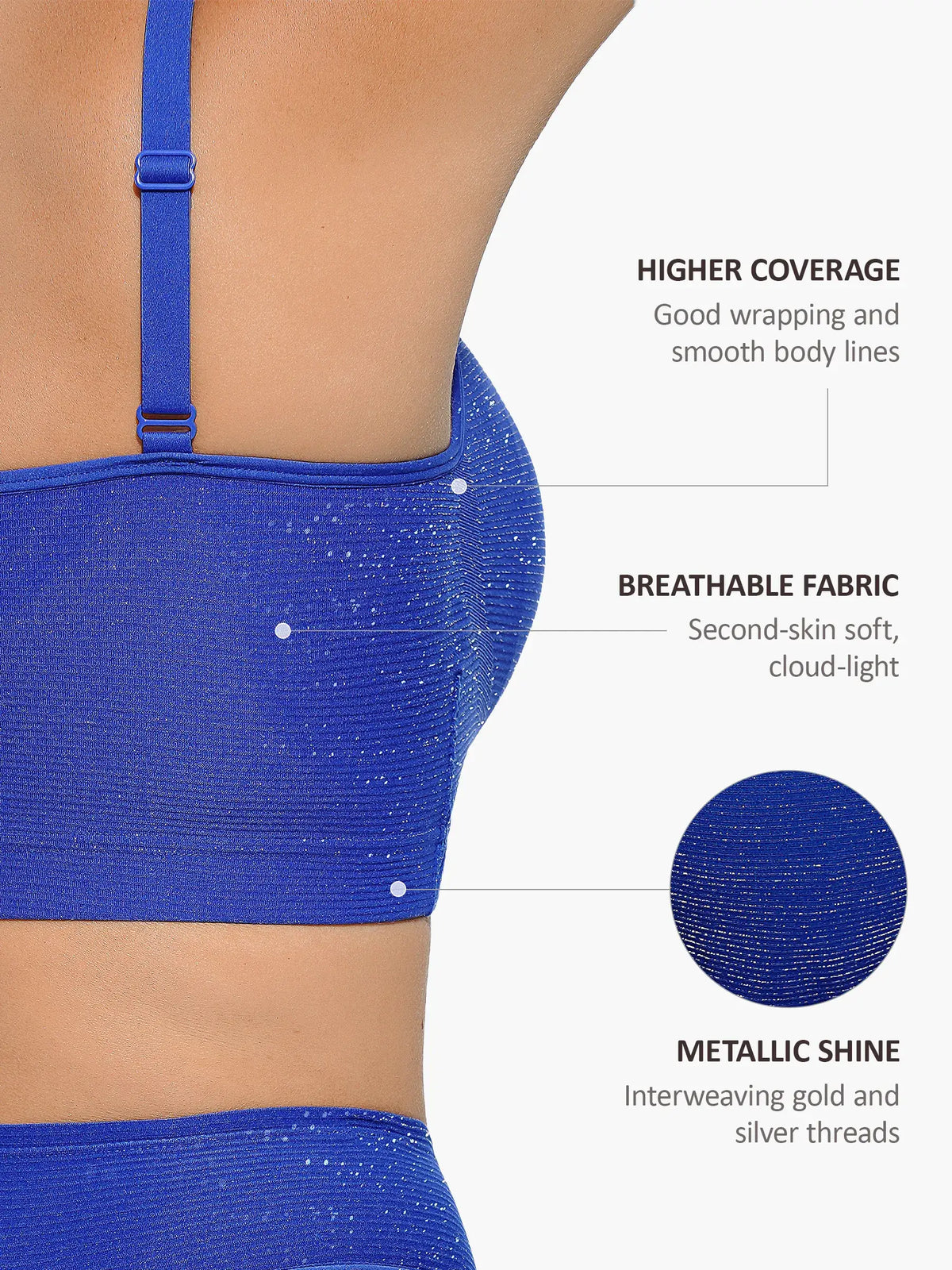 Invisible Shimmer Wireless Comfort Bra & Panty[BOGO]