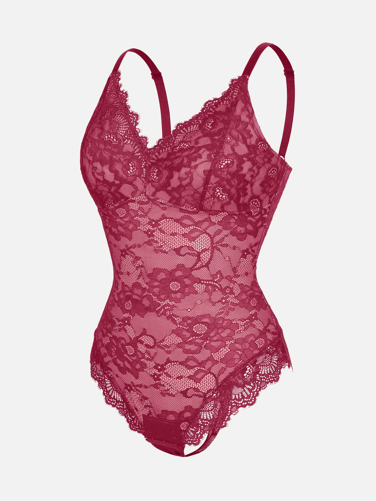 Lace Sculpt V-Neck  Bodysuit