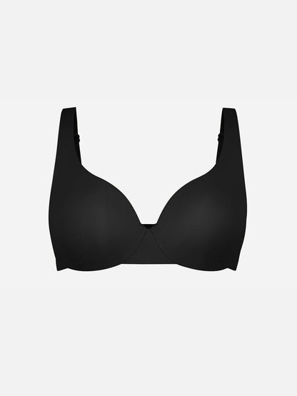 Adjustable-Strap Underwire Deep V-neck Bra Bundle