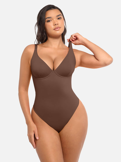 V-Plunge Support Bodysuit [BOGO]