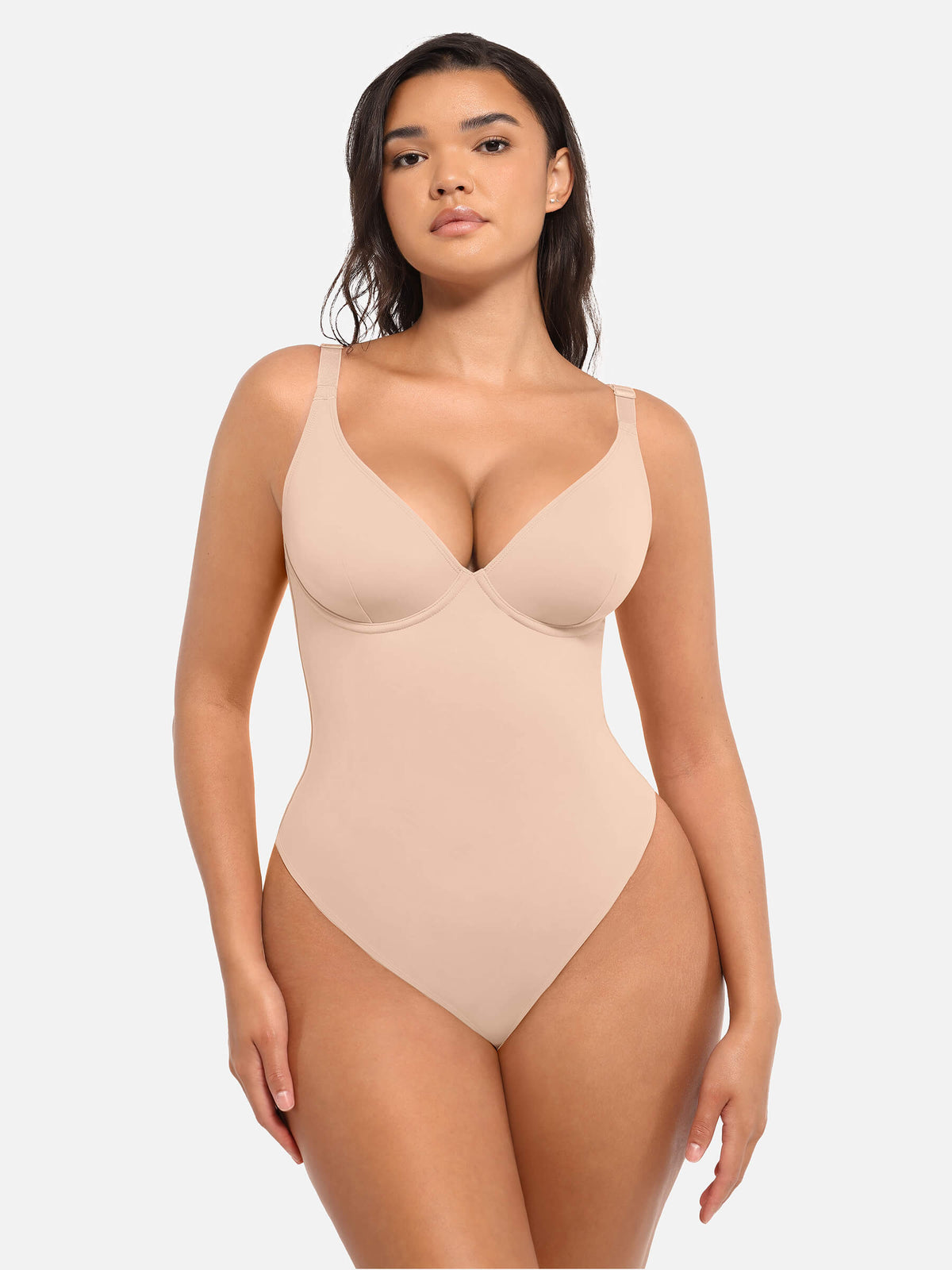 V-Plunge Support Bodysuit [BOGO]