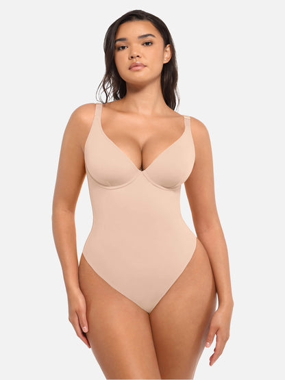 V-Plunge Support Bodysuit [BOGO]