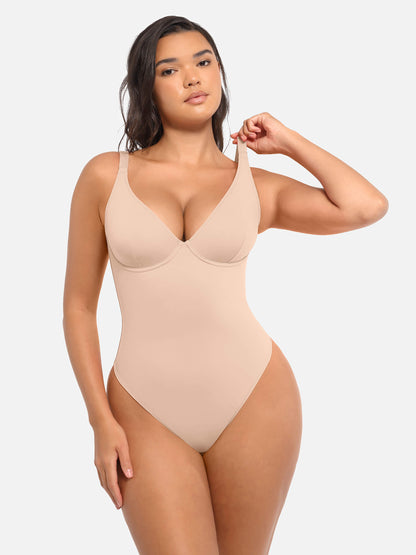 V-Plunge Support Bodysuit [BOGO]