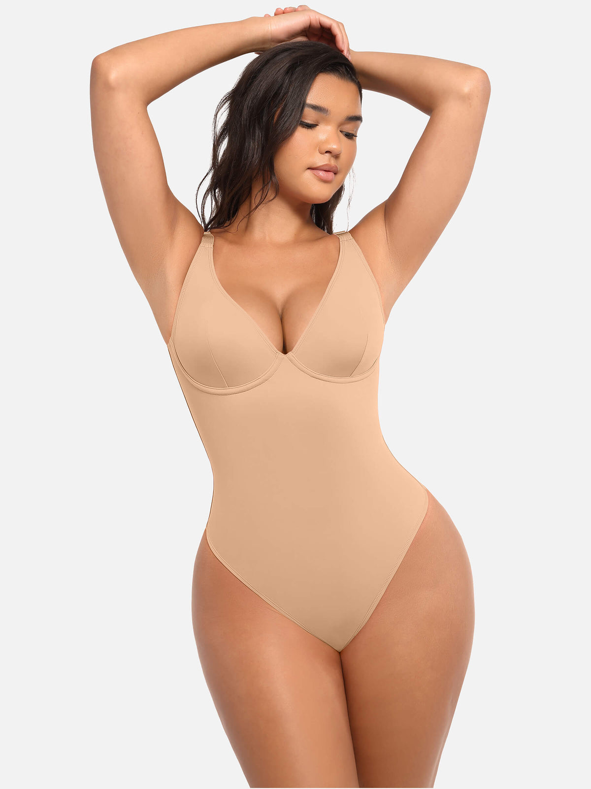 V-Plunge Support Bodysuit [BOGO]