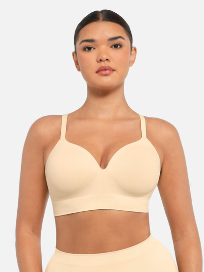 High-Waist Brief + Push-Up Seamless Bra