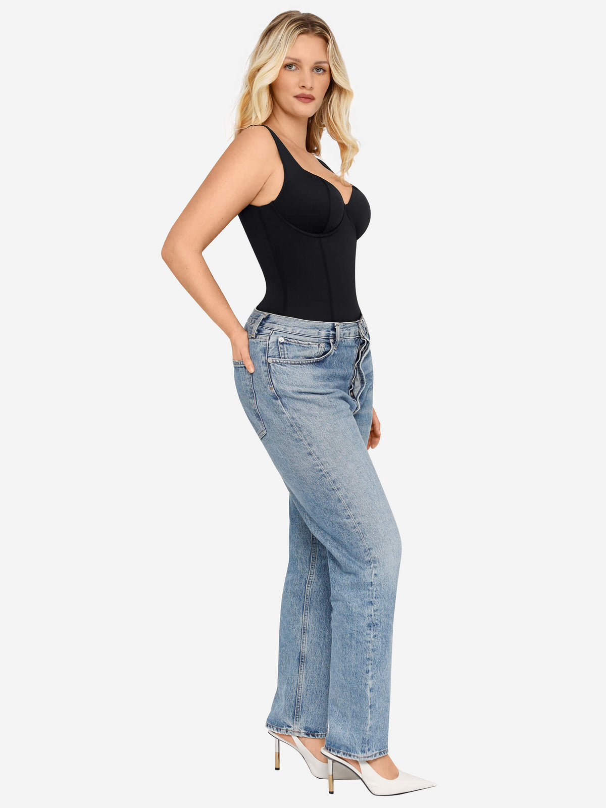 V-Neck Everyday Seamless Bodysuit [BOGO]