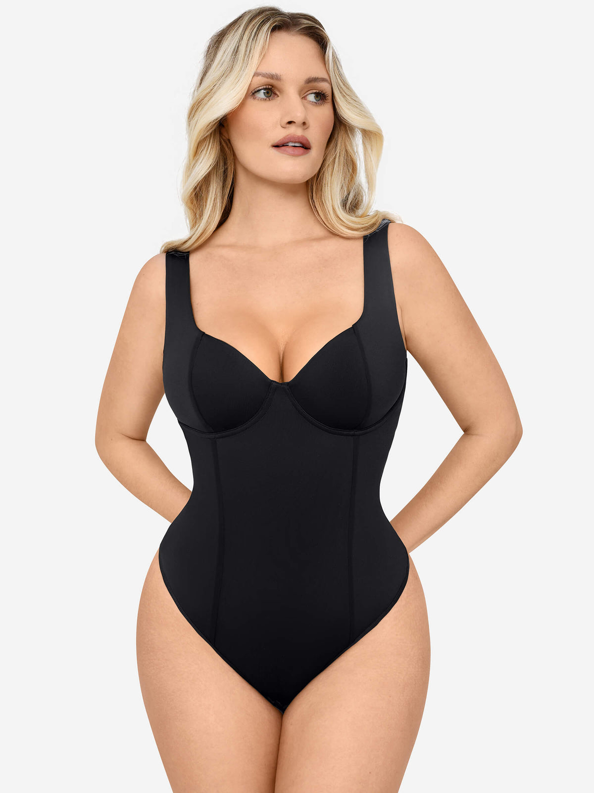 V-Neck Everyday Seamless Bodysuit [BOGO]