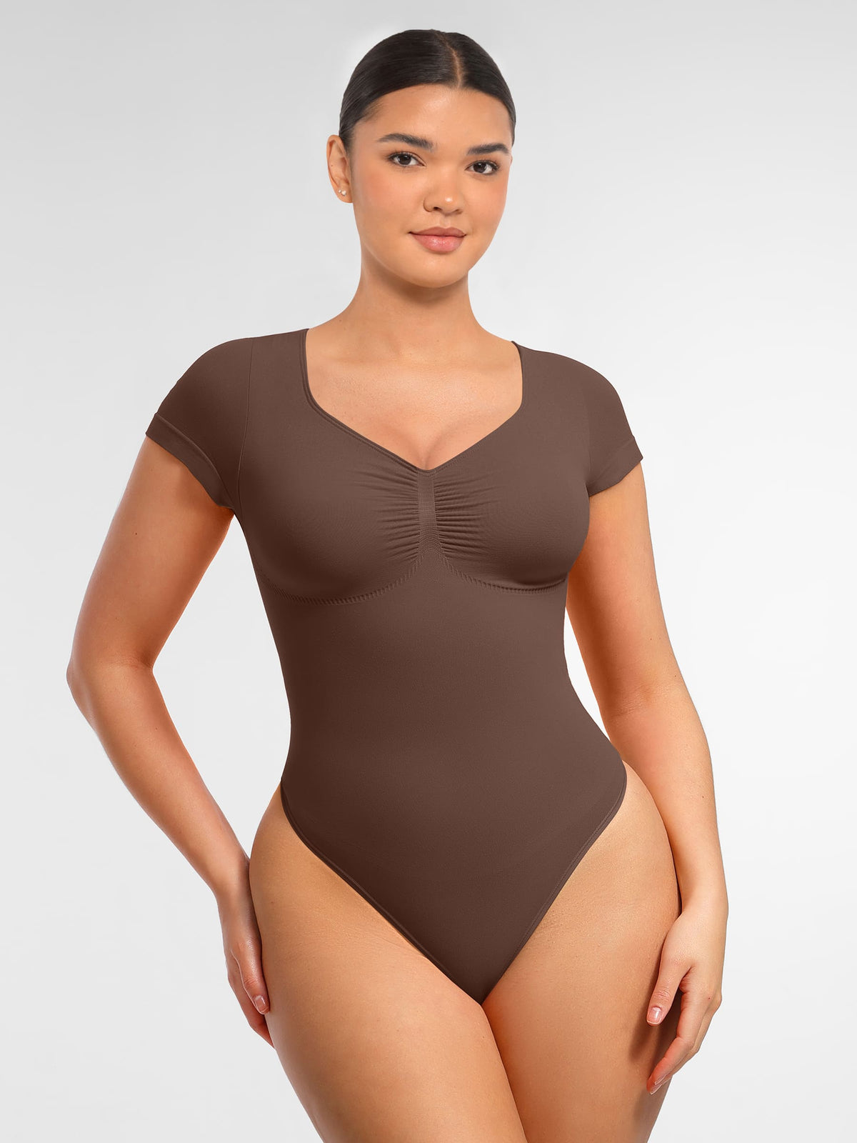 Tummy Control Seamless Short-Sleeve Bodysuit [BOGO]
