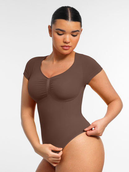Tummy Control Seamless Short-Sleeve Bodysuit [BOGO]