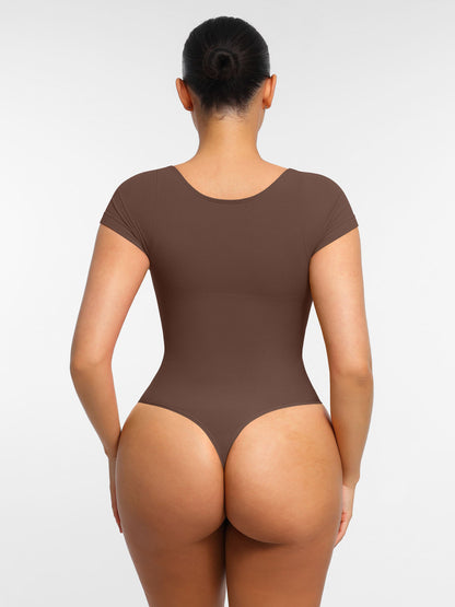 Tummy Control Seamless Short-Sleeve Bodysuit [BOGO]