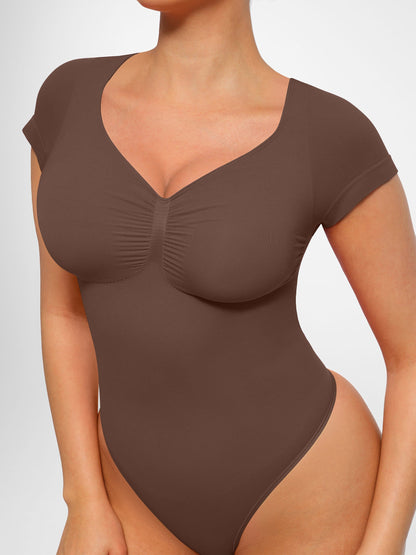 Tummy Control Seamless Short-Sleeve Bodysuit [BOGO]