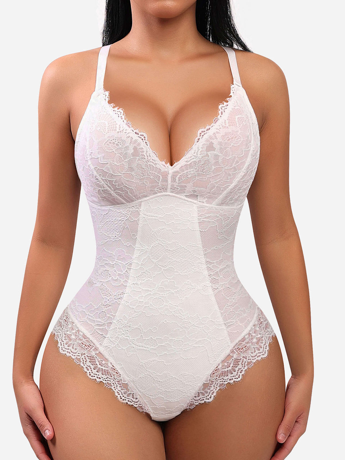 Lace Low Back Lace Bodysuit