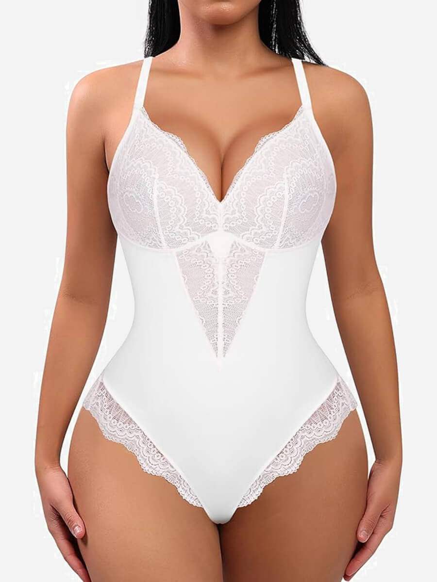 Lace Low Back Lace Bodysuit