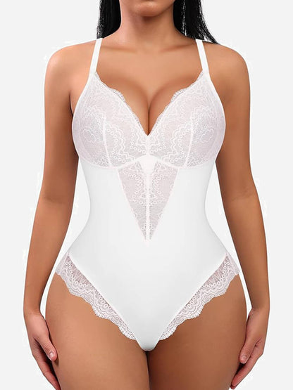 Lace Low Back Lace Bodysuit